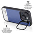 Azure Blue iPhone 15 Kickstand Case